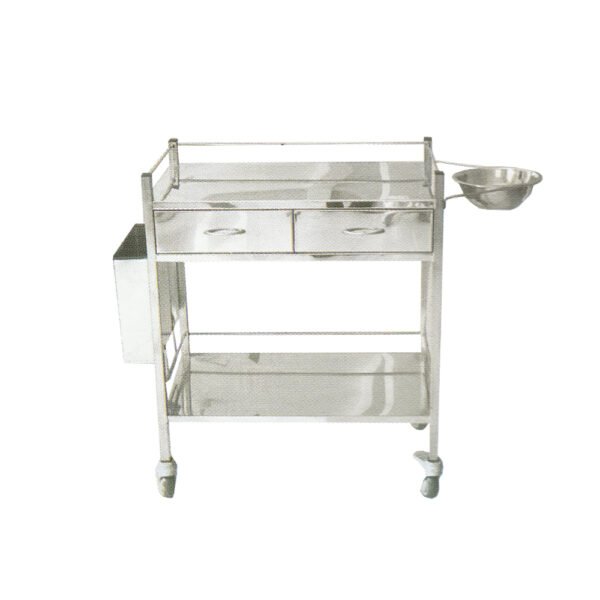 Dressing Trolley With File Holder at MS Medicals