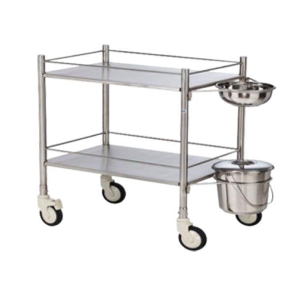 Stainless Steel Dressing Trolley at MS Medicals