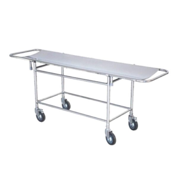 Stainless Steel Patient Trolley with Removable Top at MS Medicals