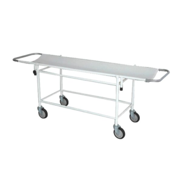 Powder Coated Patient Trolley with Removable Top at MS Medicals