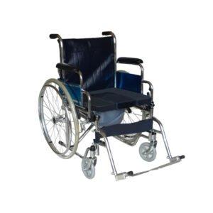 Commode Wheelchair with Cushion Seat Advanced at MS Medicals