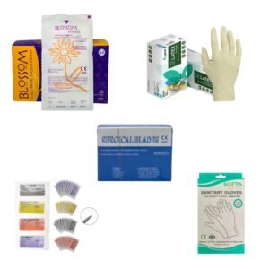 GLOVES, SUTURES & SURGICAL BLADES